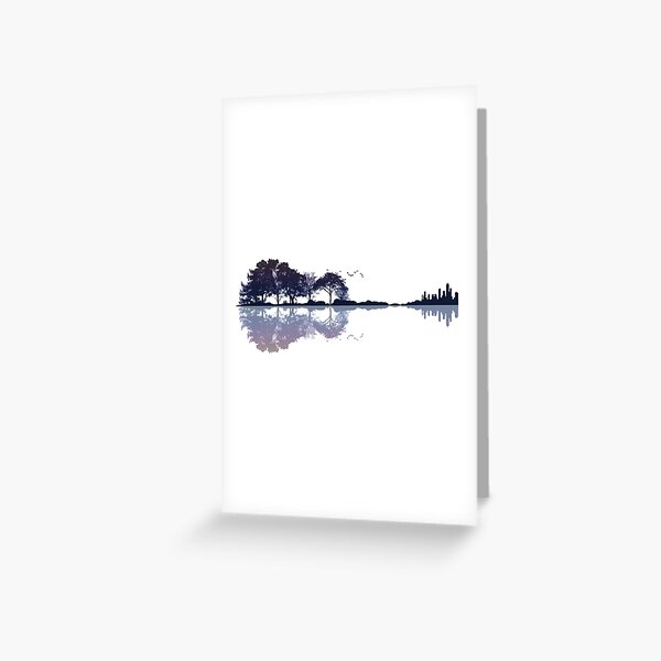 Nature Guitar Greeting Card
