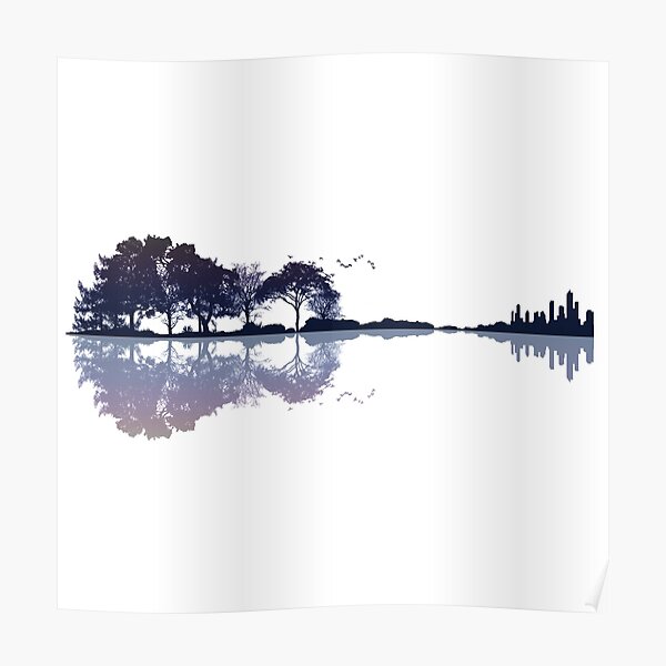 Nature Guitar Poster