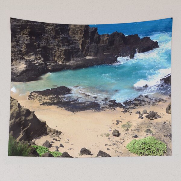 Item preview, Sugar Sand Beach With Tropical Island Ocean Cove designed and sold by DEC02.