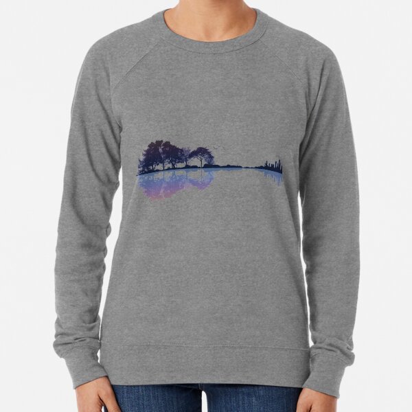 Nature Guitar Lightweight Sweatshirt