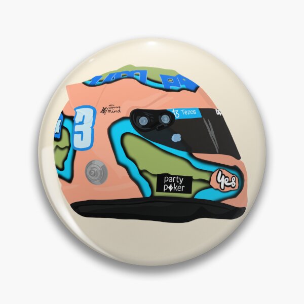 Artikelvorschau, Daniel Ricciardo Helm entworfen und verkauft von TAmberGraphics.