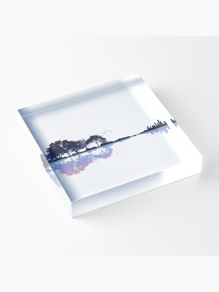 Alternate view of Nature Guitar Acrylic Block