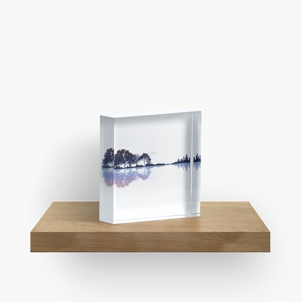 Nature Guitar Acrylic Block