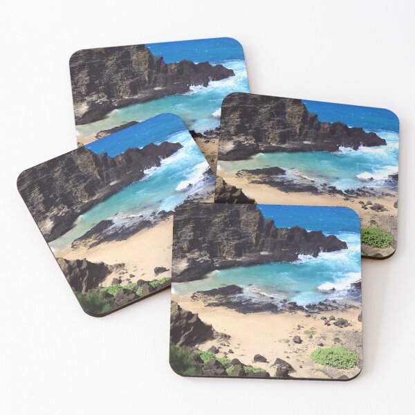 Item preview, Sugar Sand Beach With Tropical Island Ocean Cove designed and sold by DEC02.