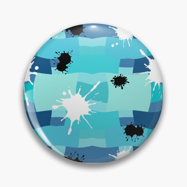 Item preview, Ink Blotches on Blue Pattern designed and sold by MotionEssence.