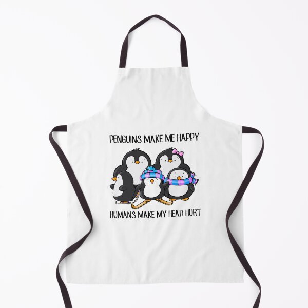 Item preview, Penguins Make Me Happy Humans Make My Head Hurt, Funny Pinguins designed and sold by printify.