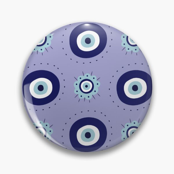 Item preview, Mediterranean Greek Blue Evil Eye Protection Pattern - Evil Eye Amulets designed and sold by antevasinart.