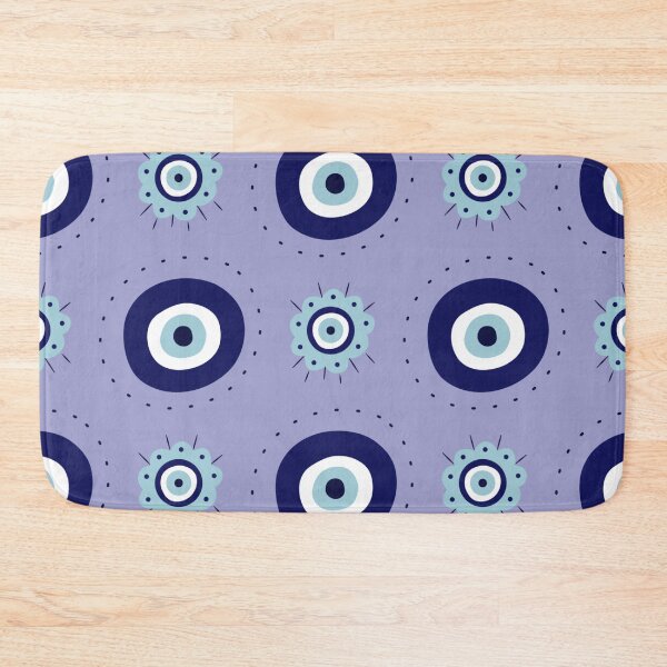 Item preview, Mediterranean Greek Blue Evil Eye Protection Pattern - Evil Eye Amulets designed and sold by antevasinart.