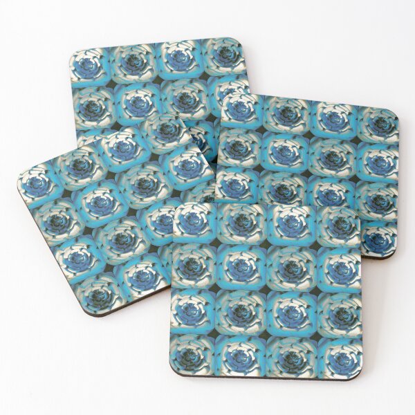 Item preview, Turquoise and White Floral Pattern  designed and sold by Lynn  Marie Sharp.