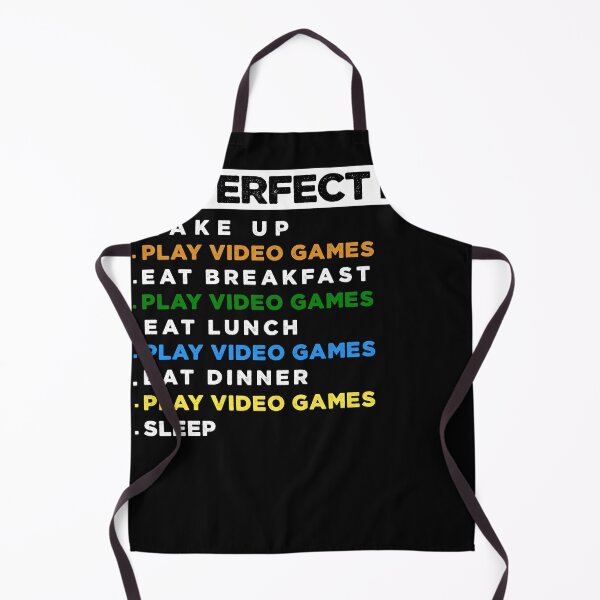 Item preview, My Perfect Day Video Games, Funny Cool Gamer Gift designed and sold by Hussain Shirts.