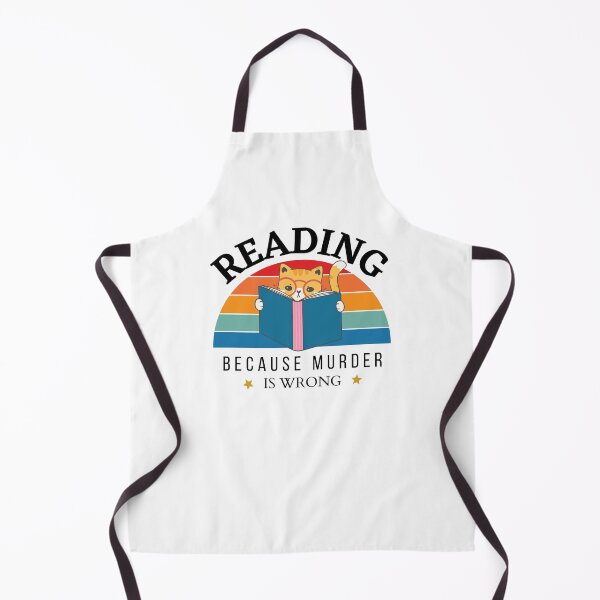 Item preview, Reading Because Murder is Wrong - Antisocial Book Lover designed and sold by ThreadlyAndCo.