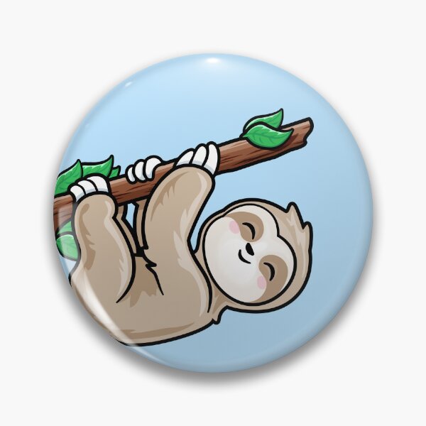 Item preview, Kawaii Cute Climbing Sloth designed and sold by pablomendoza.