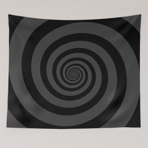 Item preview, Pewter and Black Spiral designed and sold by Sparkle-Moth.