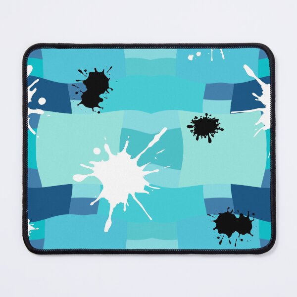 Item preview, Ink Blotches on Blue Pattern designed and sold by MotionEssence.