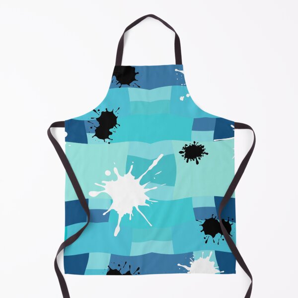 Item preview, Ink Blotches on Blue Pattern designed and sold by MotionEssence.
