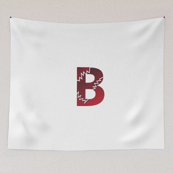 Item preview, Red color abstract design of letter B designed and sold by NaveenNS.