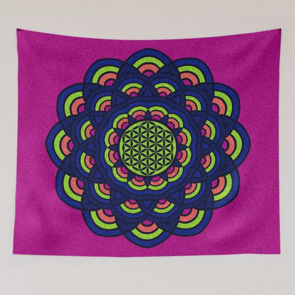 Artikelvorschau, Blume des Lebens Mandala 2 entworfen und verkauft von Mandala Of Life.