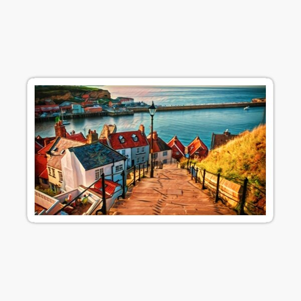 Whitby North Yorkshire Sticker