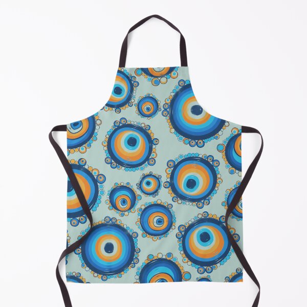 Item preview, Mediterranean Greek Blue Evil Eye Protection Pattern - Evil Eye Amulets designed and sold by antevasinart.