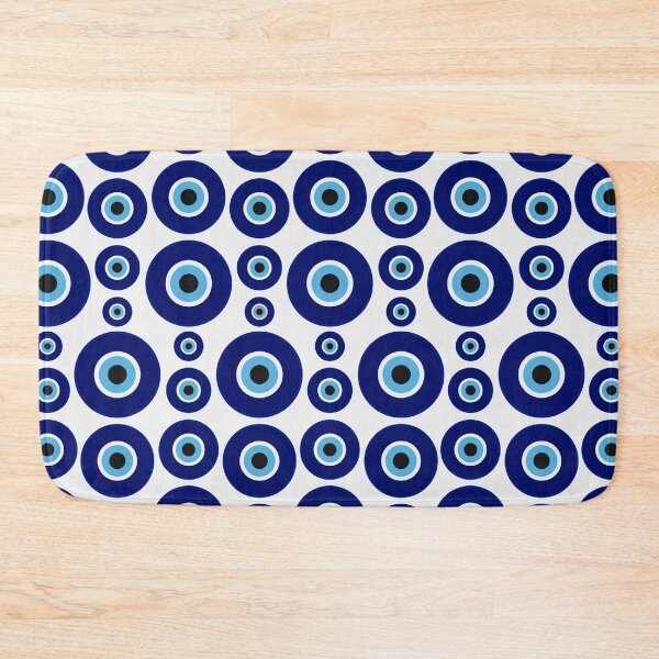 Item preview, Mediterranean Greek Blue Evil Eye Protection Pattern - Evil Eye Amulets designed and sold by antevasinart.