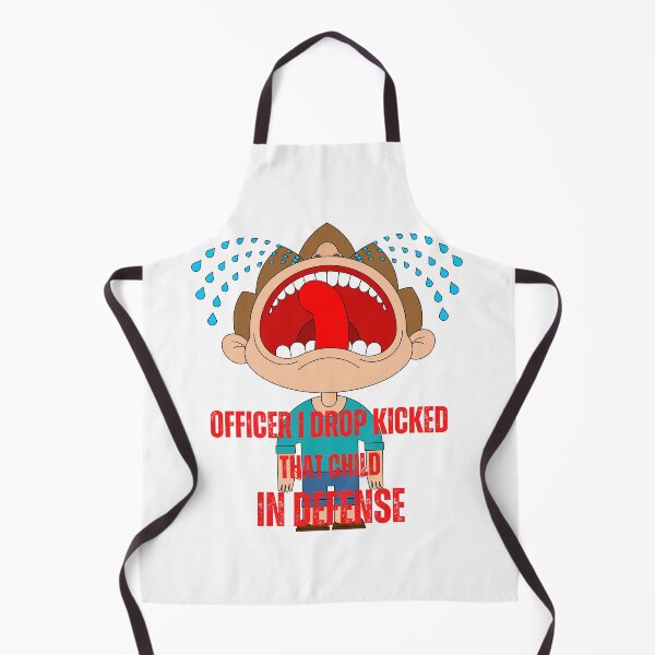 Item preview, officer i drop kicked that child in self defence designed and sold by Soofingscapes.