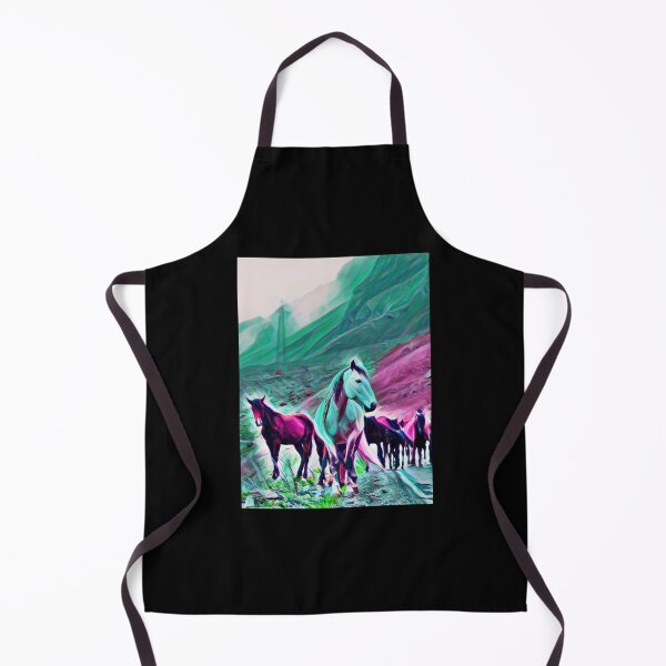 Item preview, Mustangs On Road Mountains designed and sold by teewearstyle.