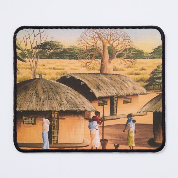 Item preview, African village, African people, African house, tribal, tribe designed and sold by Ranisha.