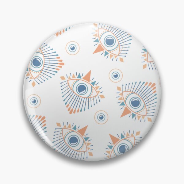 Item preview, Mediterranean Greek Blue Evil Eye Protection Amulet Pattern - Evil Eye Amulets designed and sold by antevasinart.
