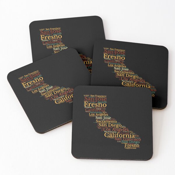 Item preview, California Map and Cities  designed and sold by labatchino10.