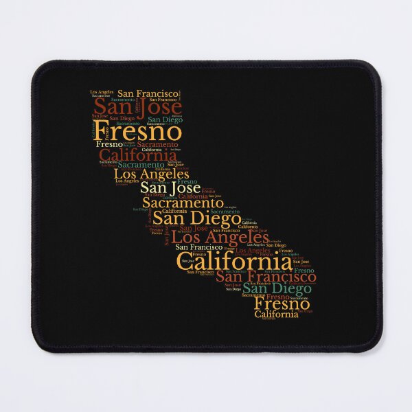 Item preview, California Map and Cities  designed and sold by labatchino10.