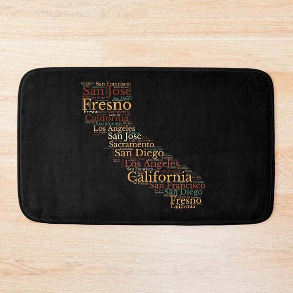Item preview, California Map and Cities  designed and sold by labatchino10.