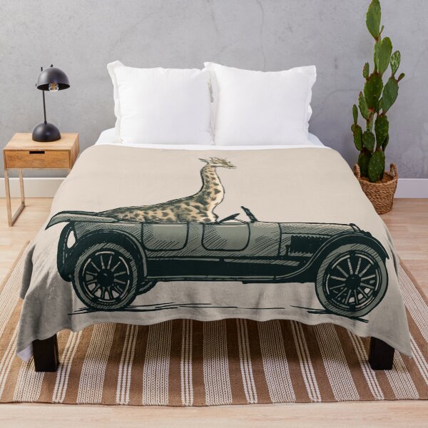 Item preview, giraffe in an old car designed and sold by Ztudio.