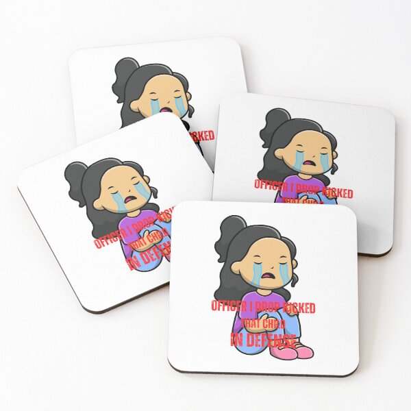 Item preview, officer i drop kicked that child in self defense designed and sold by Soofingscapes.