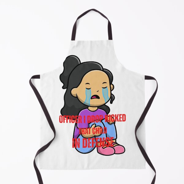 Item preview, officer i drop kicked that child in self defense designed and sold by Soofingscapes.