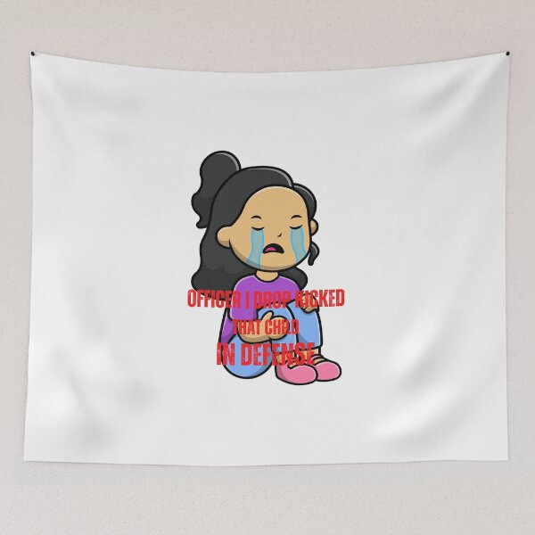Item preview, officer i drop kicked that child in self defense designed and sold by Soofingscapes.