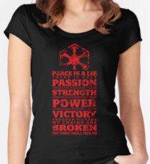 Code of the Sith Women's Fitted Scoop T-Shirt