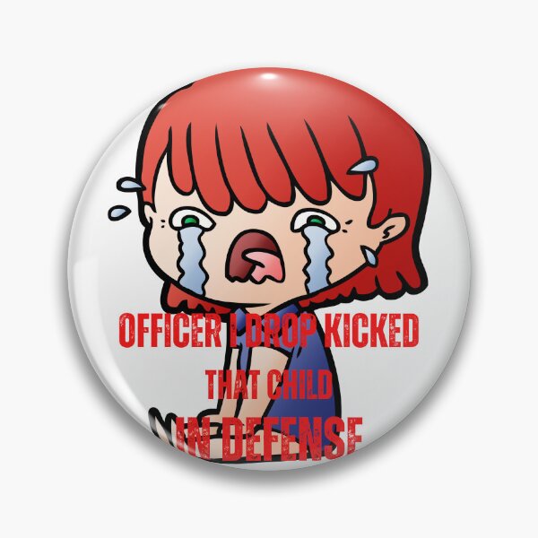 Item preview, officer i drop kicked that child in self defense designed and sold by Soofingscapes.