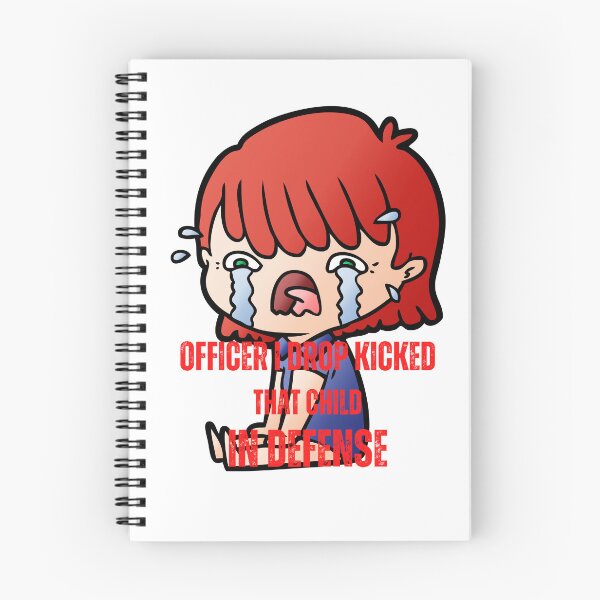 Item preview, officer i drop kicked that child in self defense designed and sold by Soofingscapes.