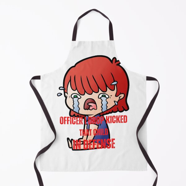 Item preview, officer i drop kicked that child in self defense designed and sold by Soofingscapes.