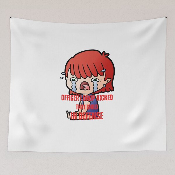 Item preview, officer i drop kicked that child in self defense designed and sold by Soofingscapes.