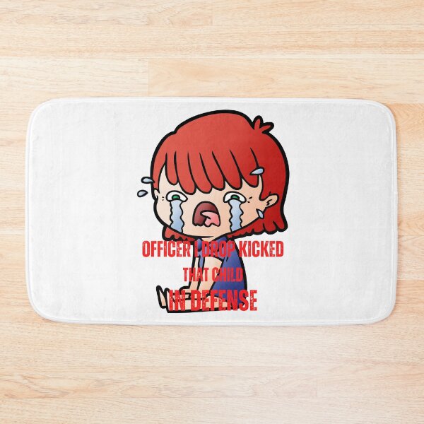 Item preview, officer i drop kicked that child in self defense designed and sold by Soofingscapes.
