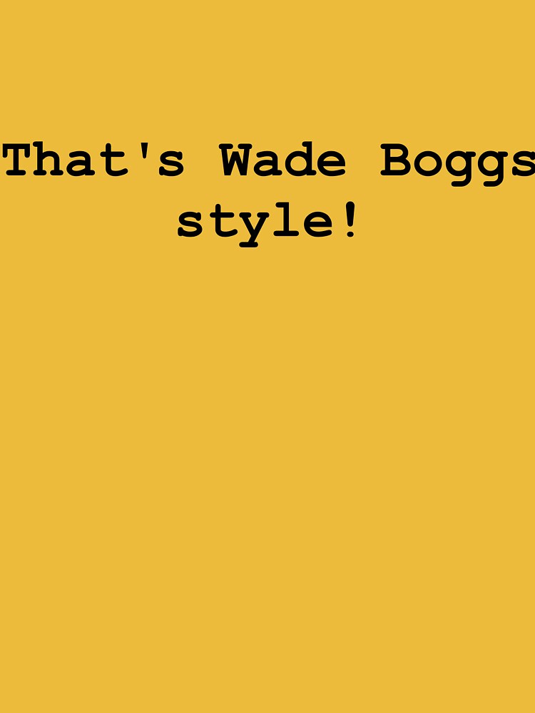 Wade Boggs – Baseball Egg