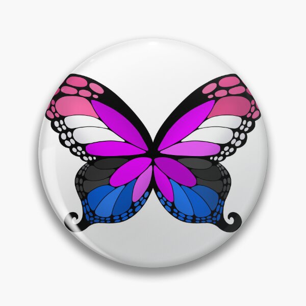 Item preview, Butterfly Wings Genderfluid Pride Flag designed and sold by Middy's Art.