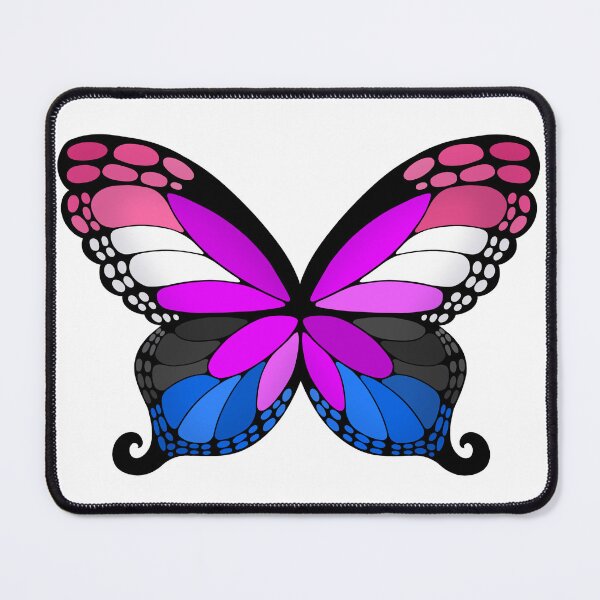 Item preview, Butterfly Wings Genderfluid Pride Flag designed and sold by Middy's Art.