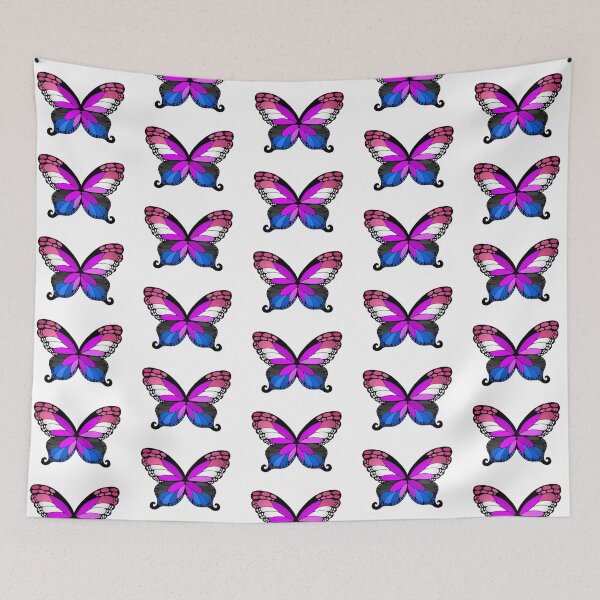 Item preview, Butterfly Wings Genderfluid Pride Flag designed and sold by Middy's Art.