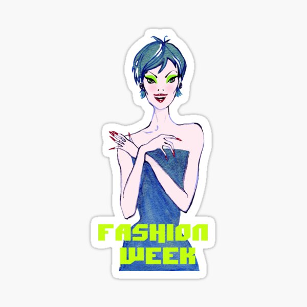 fashion Sticker for Sale by hcpeck