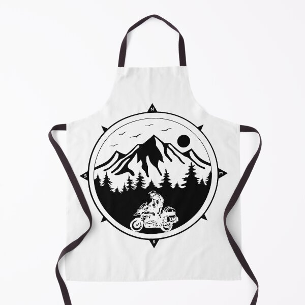 Item preview, Adventure Motorcycle Biker Off Road Rider Mountain Travel Compass ADV designed and sold by Vrabis.