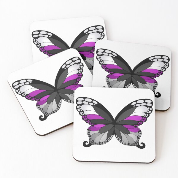 Item preview, Butterfly Wings Demi Pride Flag designed and sold by Middy's Art.