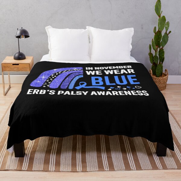 Item preview, Rainbow In November We Wear Blue Erb's Palsy Awareness designed and sold by Mnrshirley.