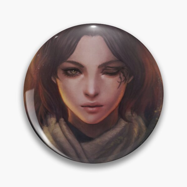 Item preview, Melina Aura Elden Ring Portrait Piece Golden Order Halo designed and sold by Mindi Maxine.